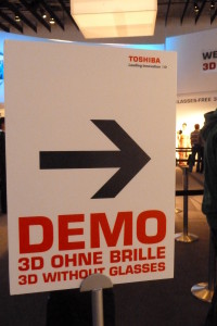 Hier geht’s Richtung Zukunft: 3D ohne Brille Hier geht’s Richtung Zukunft: 3D ohne Brille