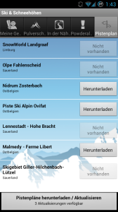 Ski & Schneehöhen