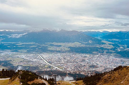 Flutlicht Agenturausflug Innsbruck Panorama