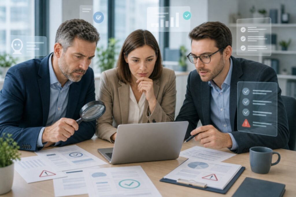 Team Qualitätskontrolle Human-in-the-Loop Kommunikationsprofis