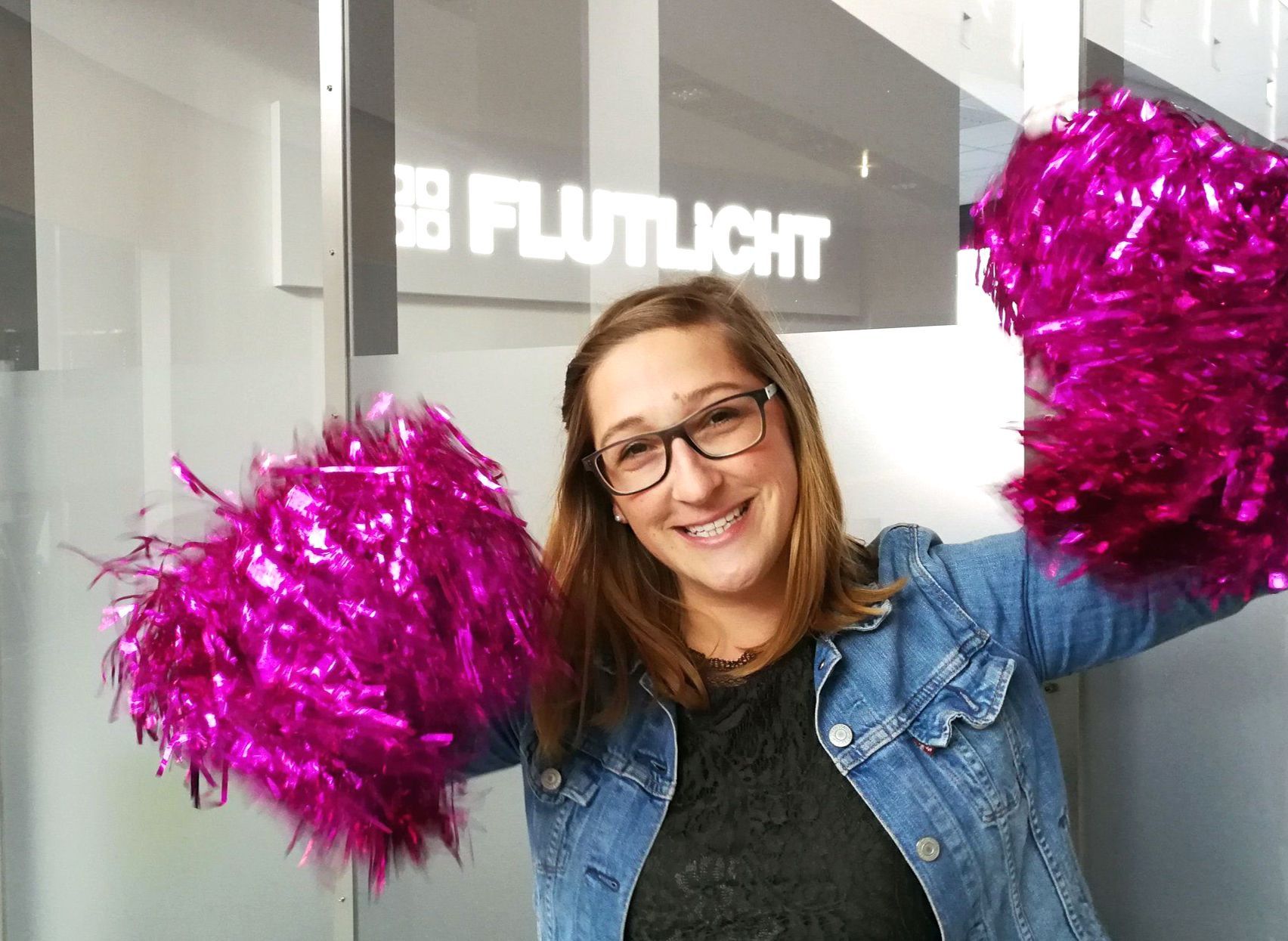 Flutlicht PR-Traineee Ramona Pickel