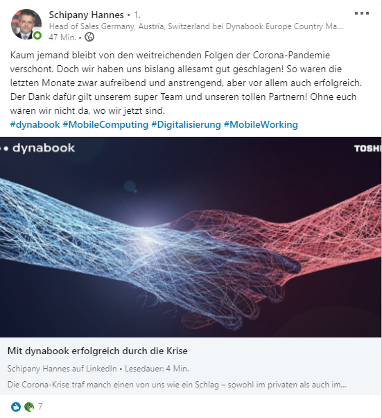 LinkedIn Pulse Artikel Wir geben dir nützliche Tipps.